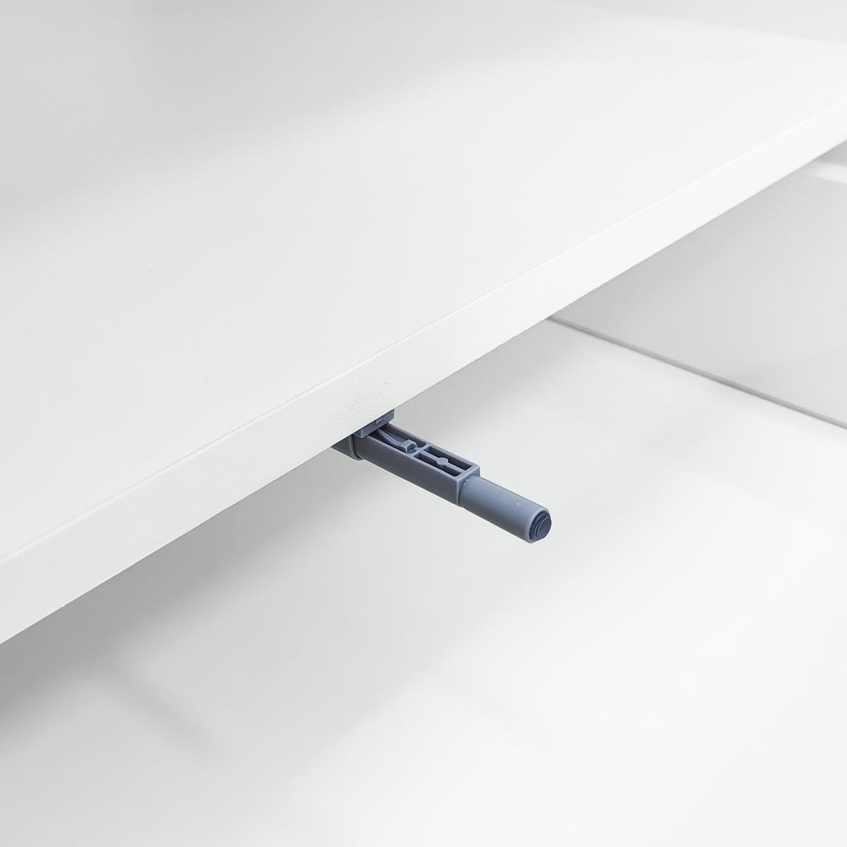 COUCHTISCH, wolkenförmige Tischplatte, Spanplatte, mit Schublade und offenem Fach, 100/60/40,5 cm, Weiß - Weiß, Holzwerkstoff (100/45.5/60cm) - Redom