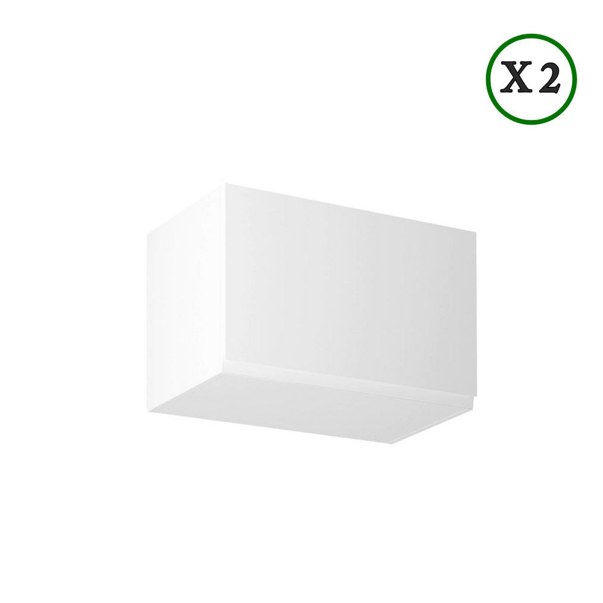 ECKKÜCHE – 250 cm – K67-G250 – Velmora – Weiß Hochglanz – ohne E-Geräte - Weiß Hochglanz, Holzwerkstoff (250/212/270cm) - ROYAL24_MARKT