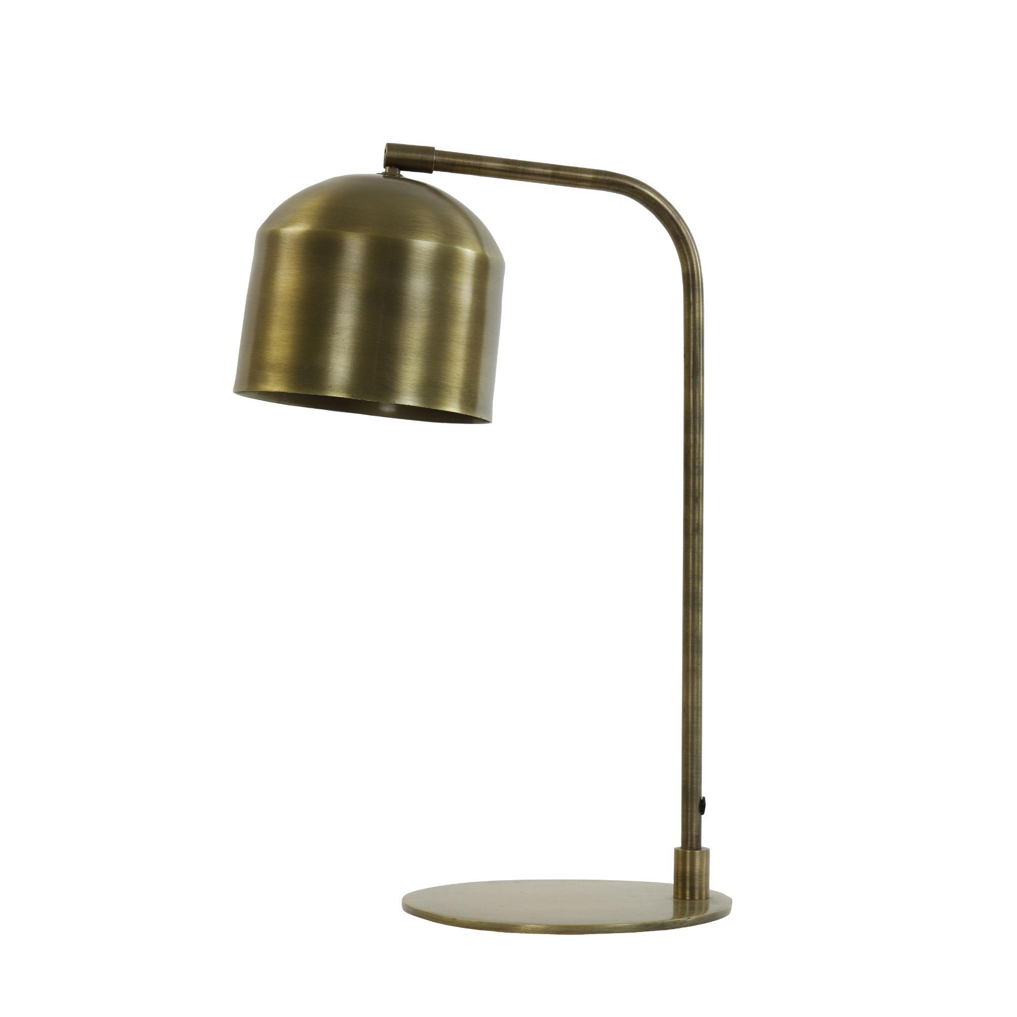 SCHREIBTISCHLAMPE Aleso Bronze Ø32/48 cm - Bronzefarben, Metall (32/20/48cm) - Light & Living