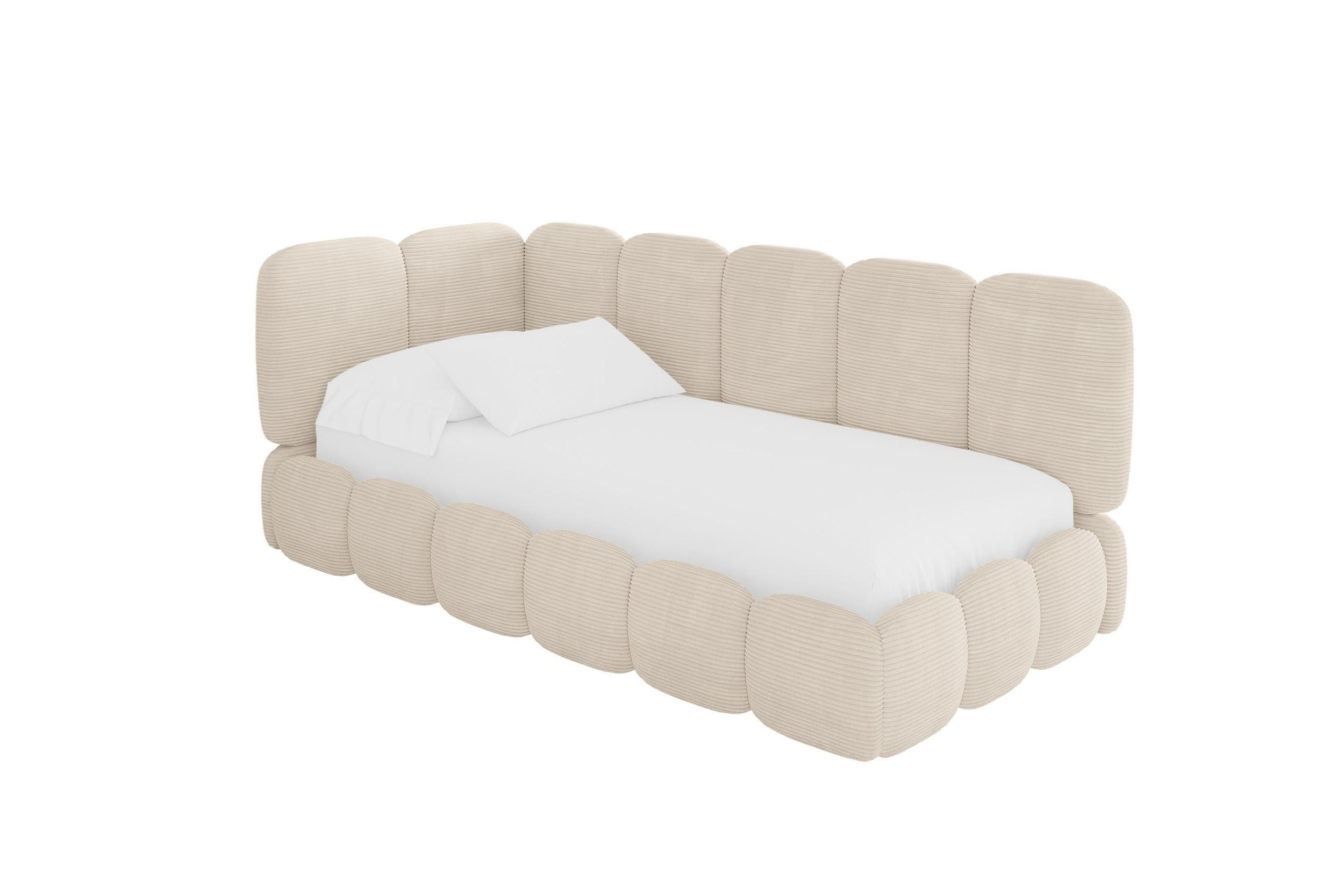 Altdecor Einzellbett Kaschmir 90x200 cm