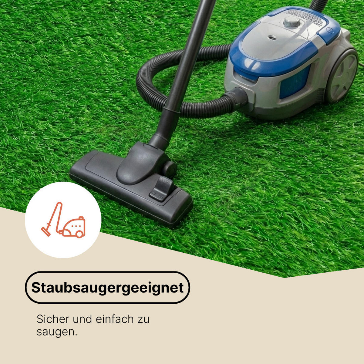 KUNSTRASEN Natural 30 mm – Rasenteppich, UV-beständig, für Garten & Terrasse 250/550 cm - Grün, Textil (250/550cm) - Tapiso