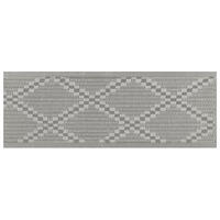 OUTDOOR-TEPPICH Jalna 105/60 cm - Grau, Kunststoff (60/105cm) - Beliani