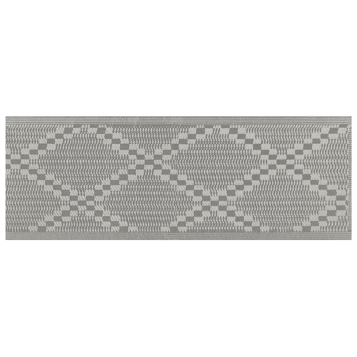 OUTDOOR-TEPPICH Jalna 105/60 cm - Grau, Kunststoff (60/105cm) - Beliani