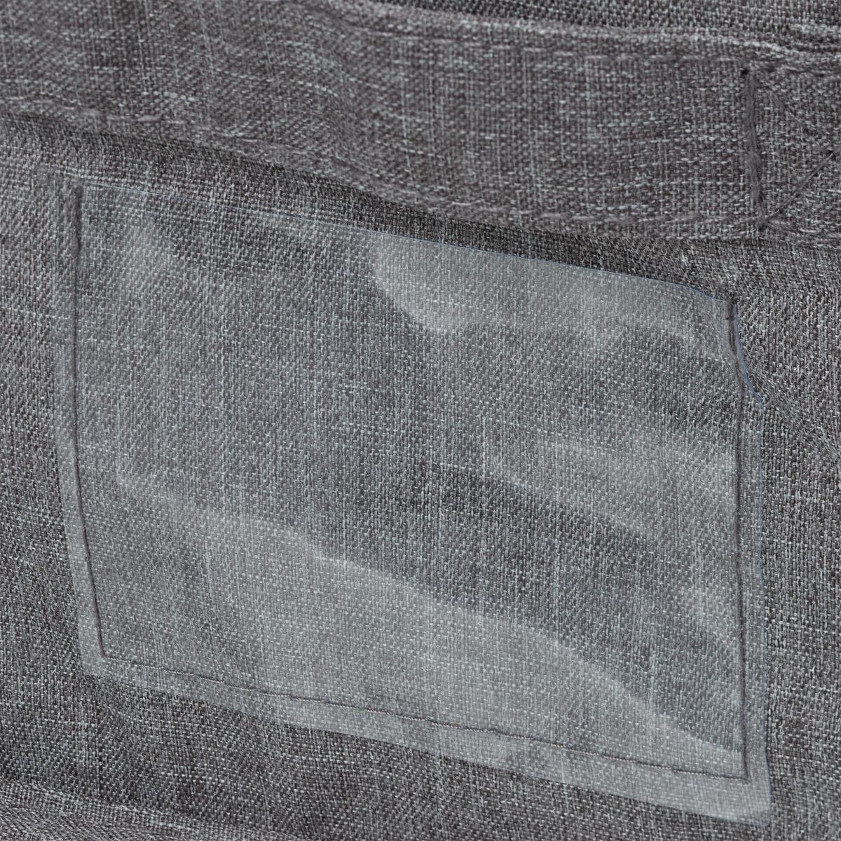 3XÚLOŽNÝ vak - sivá, kov/textil - Relaxdays