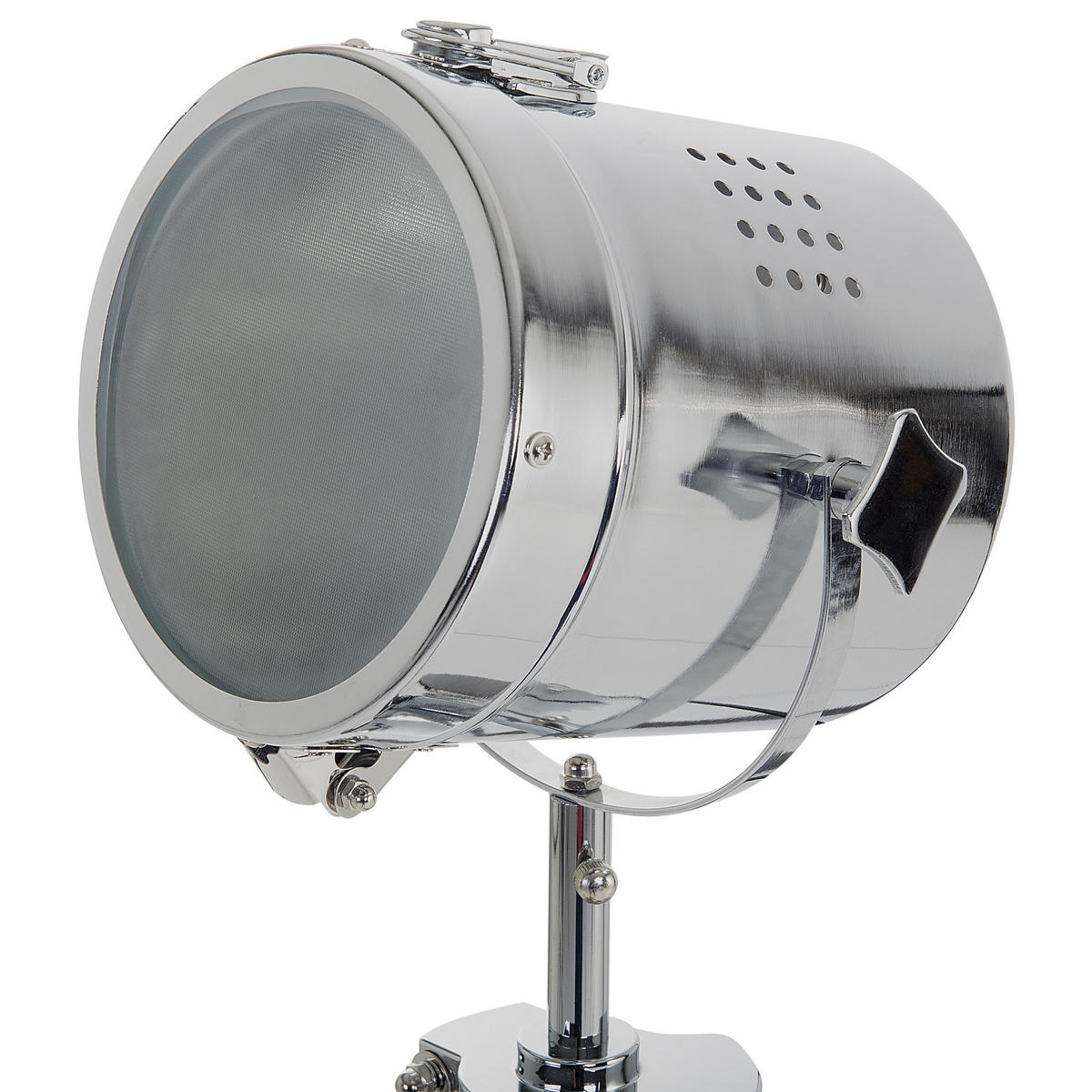 STEHLAMPE Alzette 70/70/143 cm - Weiß, Holz (70/70/143cm) - Beliani