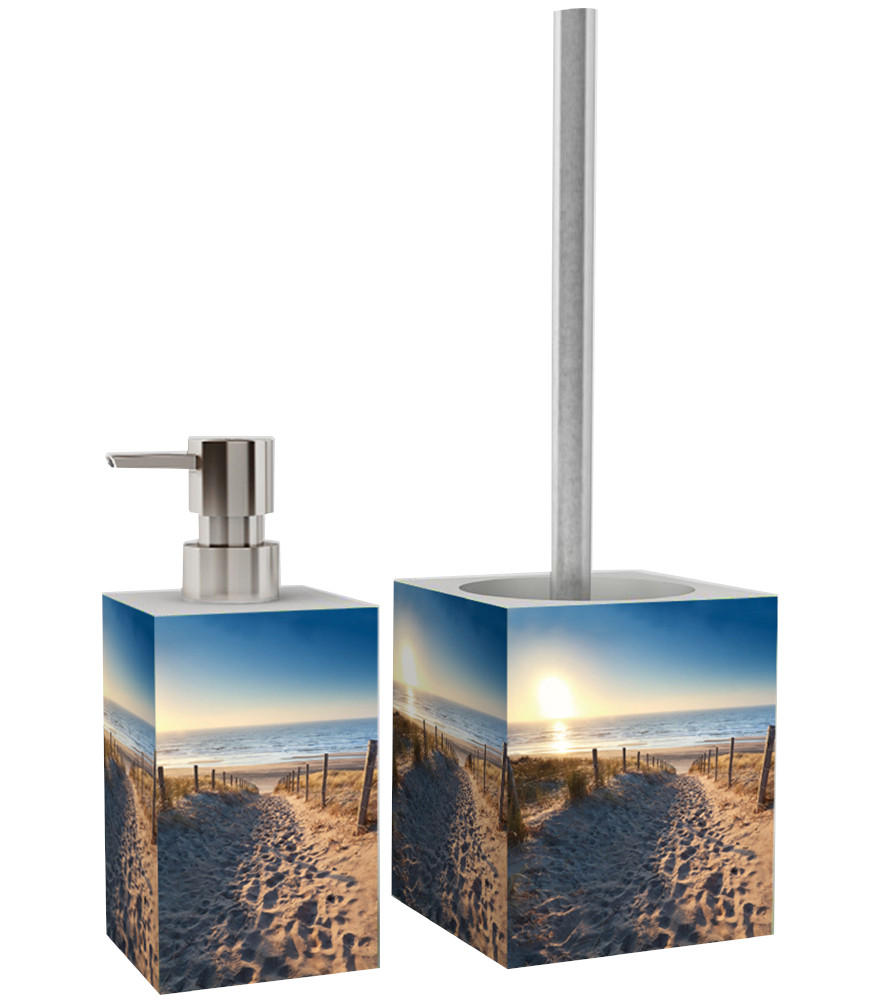 BADEZIMMER Set Düne - Beige, Kunststoff (7/17/7cm) - Sanilo