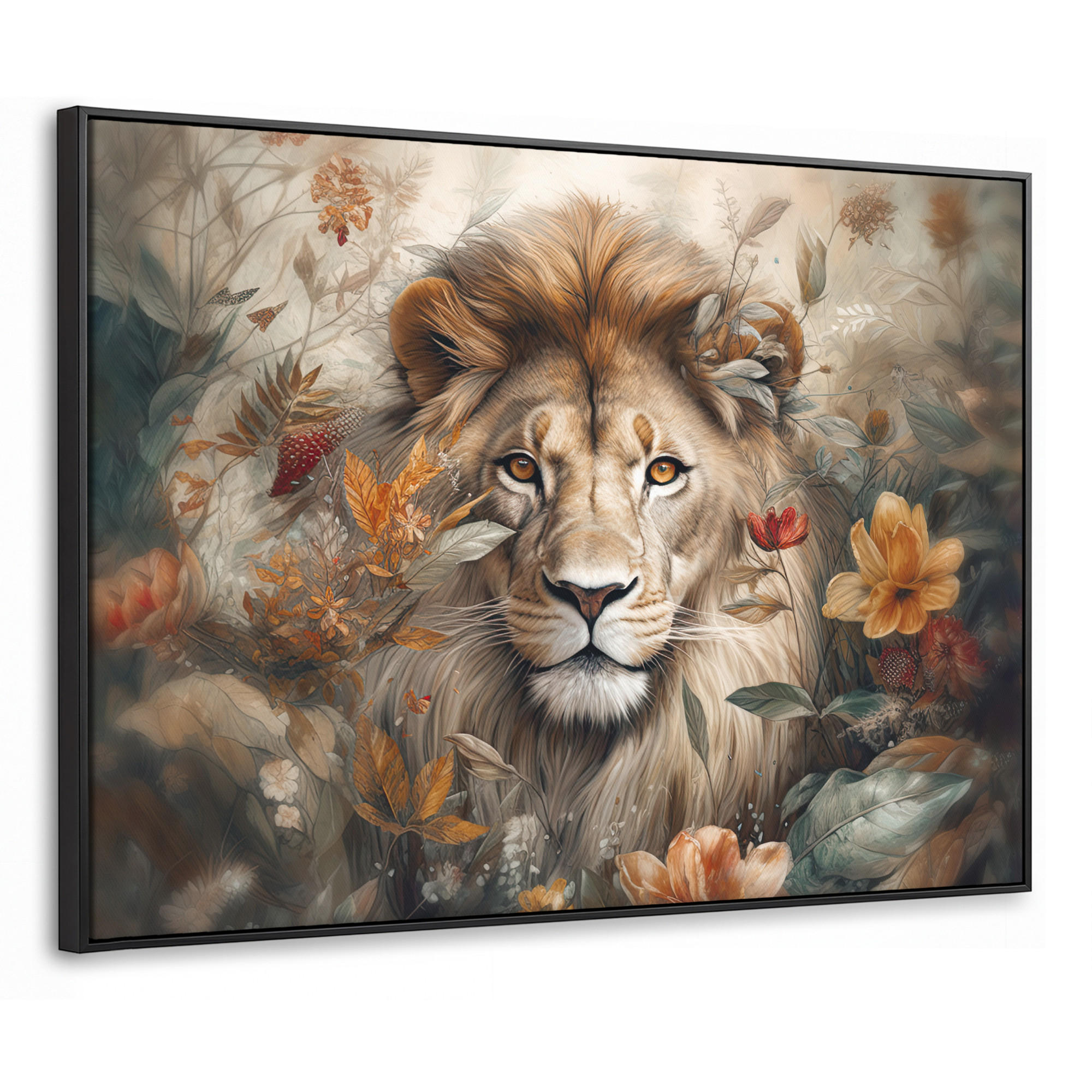 MuchoWow Leinwand Beige 80x60 cm