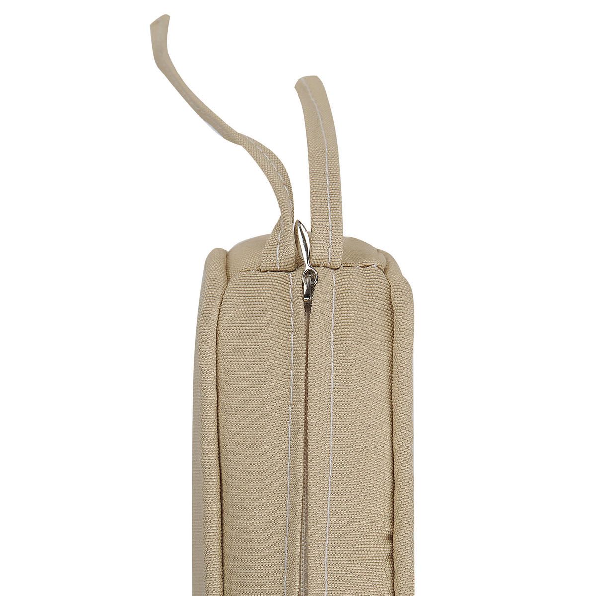 GARTENSTUHL 4er-Set Aluminium dunkelbraun Ancona - Dunkelbraun, Metall (68/97/65cm) - Beliani