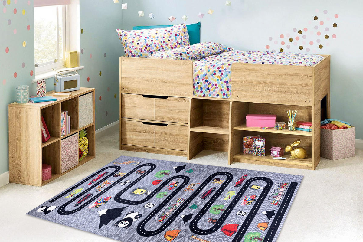 TEPPICH Bambino 120/170 cm - Anthrazit, Textil (120/170cm) - rugsX