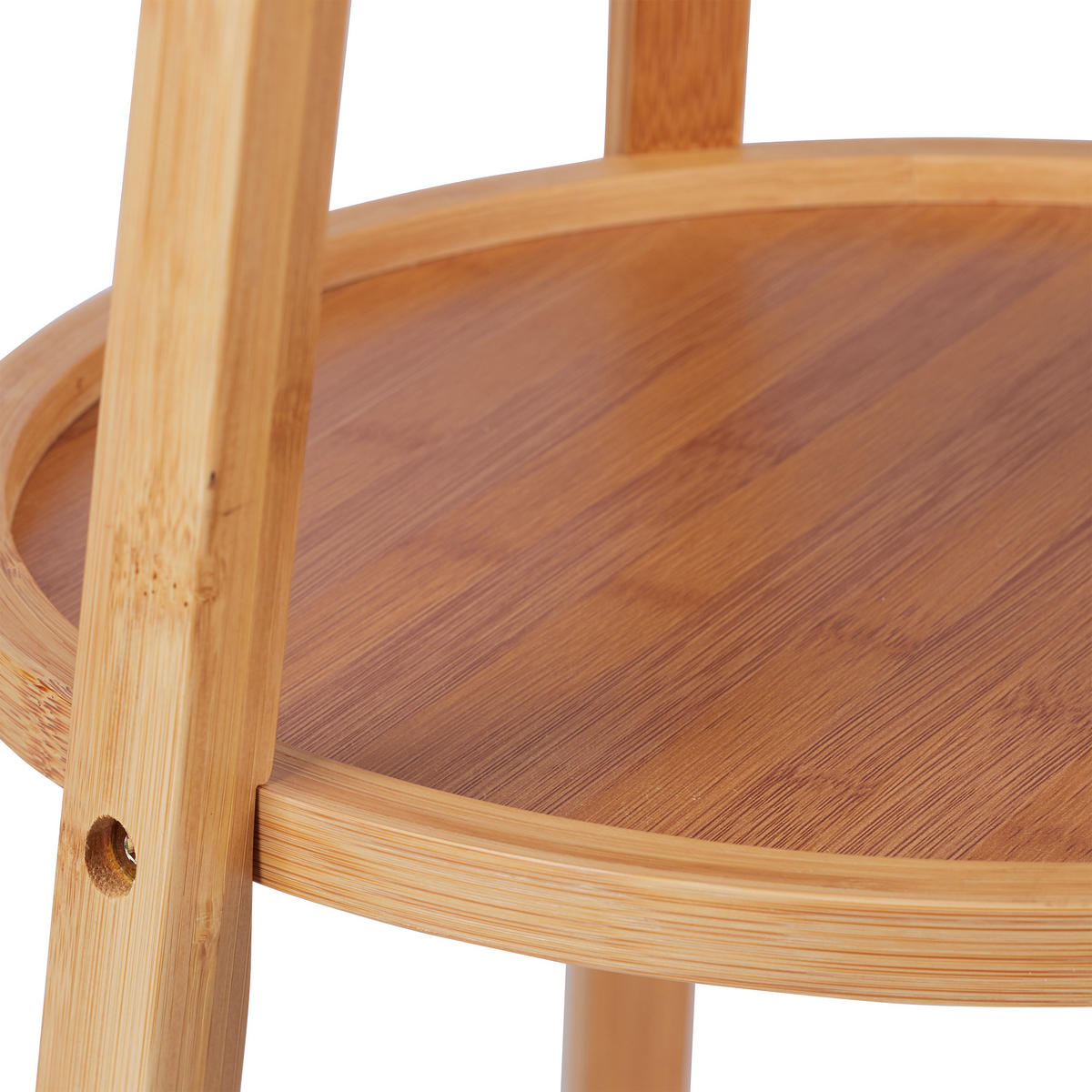 GARDEROBENSTÄNDER - Hellbraun, Holz/Textil (50/178/50cm) - Relaxdays