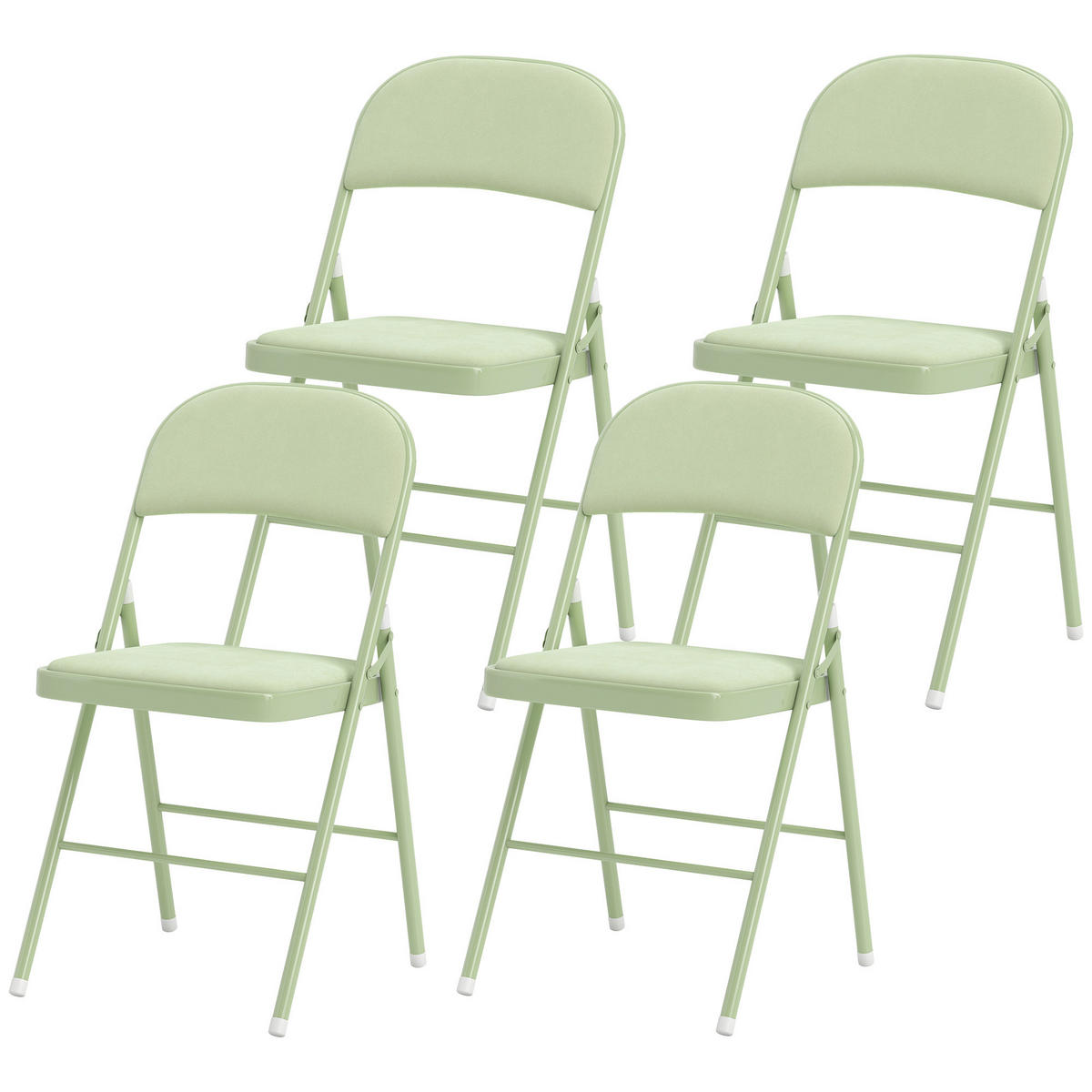 KLAPPSESSEL Grun 4 Stück - Grün, Naturmaterialien (45/78/46cm) - GiPP