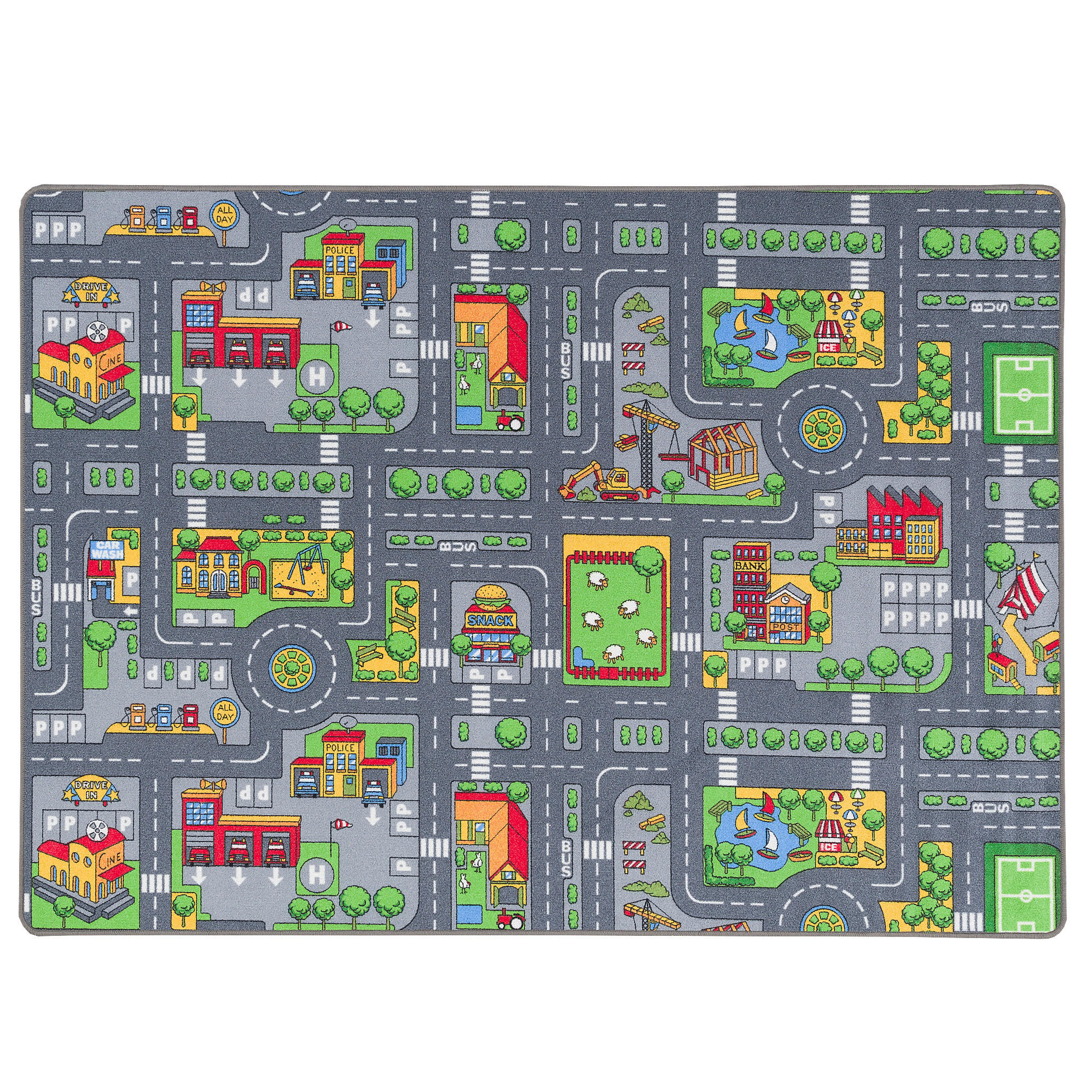 STRASSENTEPPICH BEIDSEITIG METROPOLIS - Multicolor, Textil (140/200cm) - Pergamon