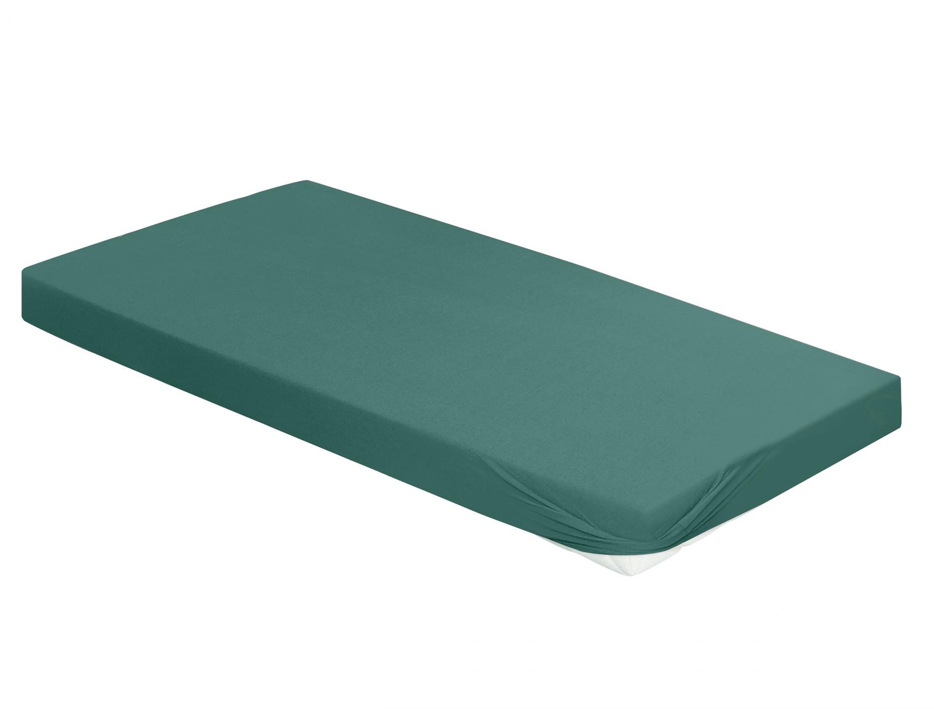 SPANNBETTTUCH VESUV 0012 - Grün, Textil (150/200cm) - Irisette