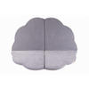 SPIELMATTE für Kinder, Wolke, Samt, Hellgrau - Grau, Textil (160/160cm) - MeowBaby
