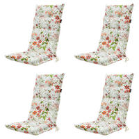 GARTENSTUHLKISSEN Milly 123/50 cm 4er-Set - Multicolor/Orange, Textil (50/7/123cm) - Madison