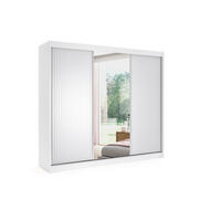 KLEIDERSCHRANK RYFLO - 250 - Weiß - Weiß, Holzwerkstoff (250/215/61cm) - ALTDECOR