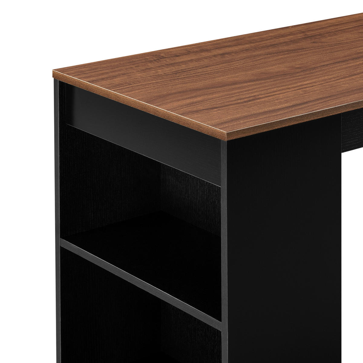BARTISCH Kouvala - Schwarz, Holzwerkstoff (110/103/50cm) - [en.casa]