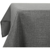 TISCHDECKE Leinenoptik Grau 240 x 150 cm - Anthrazit, Textil (240/150/1cm)