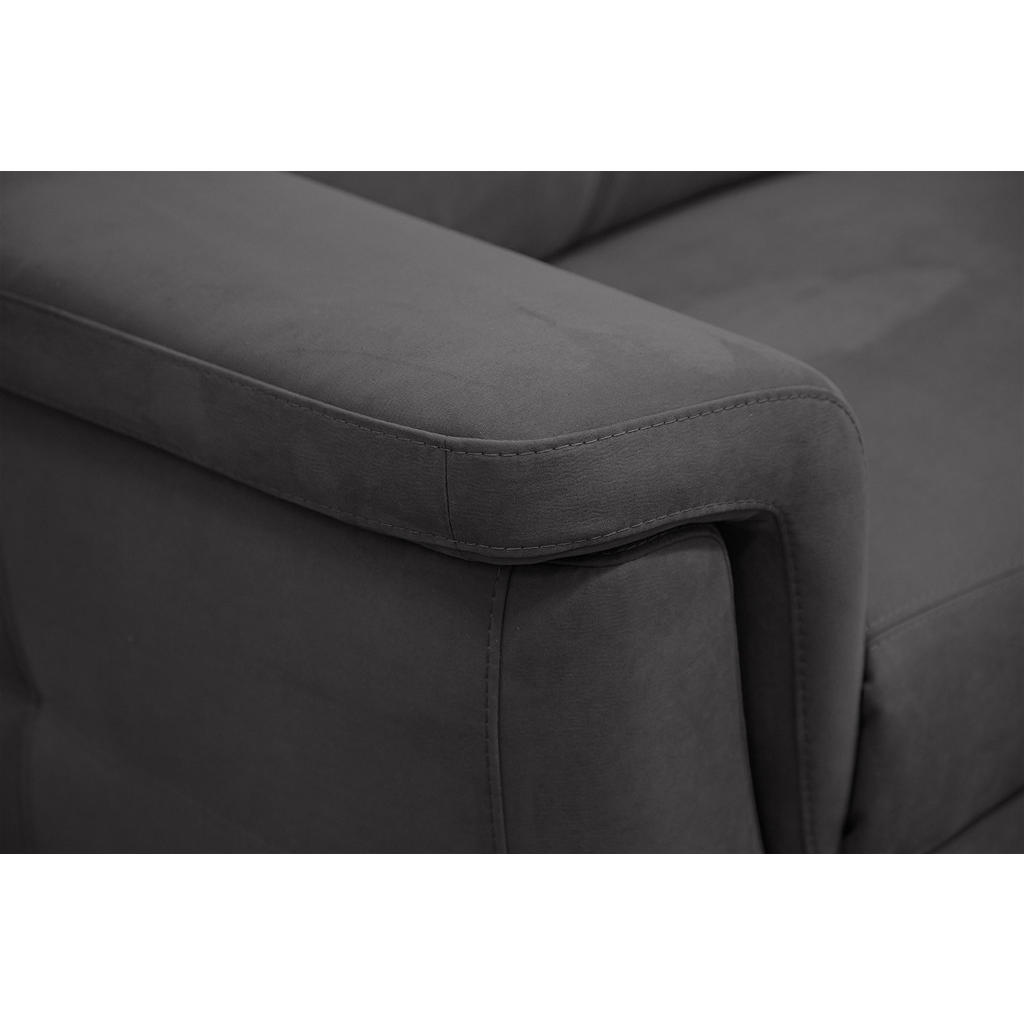 Thumbnail - Courtois Laville Sofa, Anthrazit, Textil, Rechteckig, 166x102x99 cm, Wohnzimmer, Sofas & Couches, Sofas, 2-Sitzer Sofas