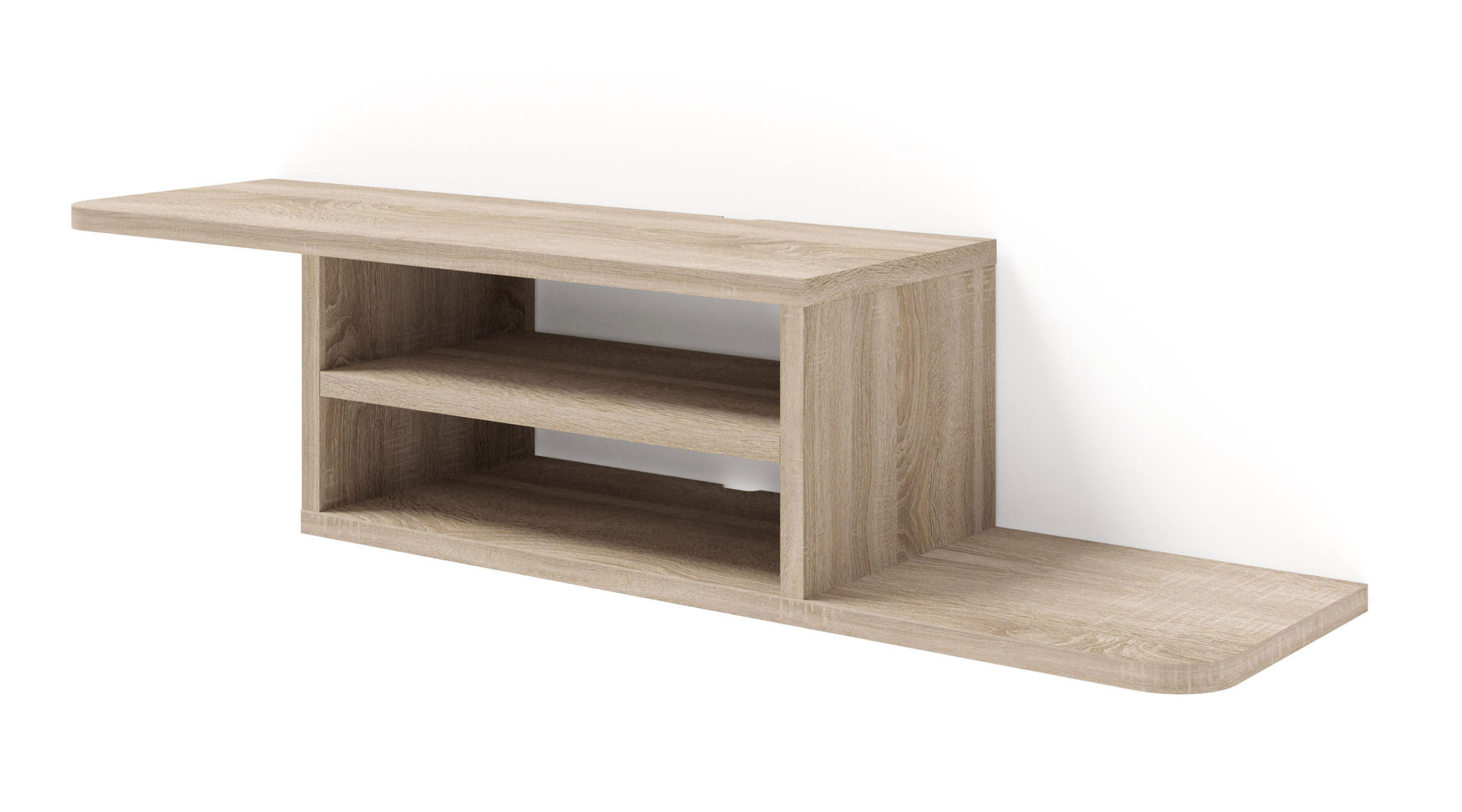 TV LOWBOARD Sonoma Eiche 90/20/22 - Sonoma Eiche, Holzwerkstoff (90/20/22cm) - RAUMHIRSCH FURNITURE