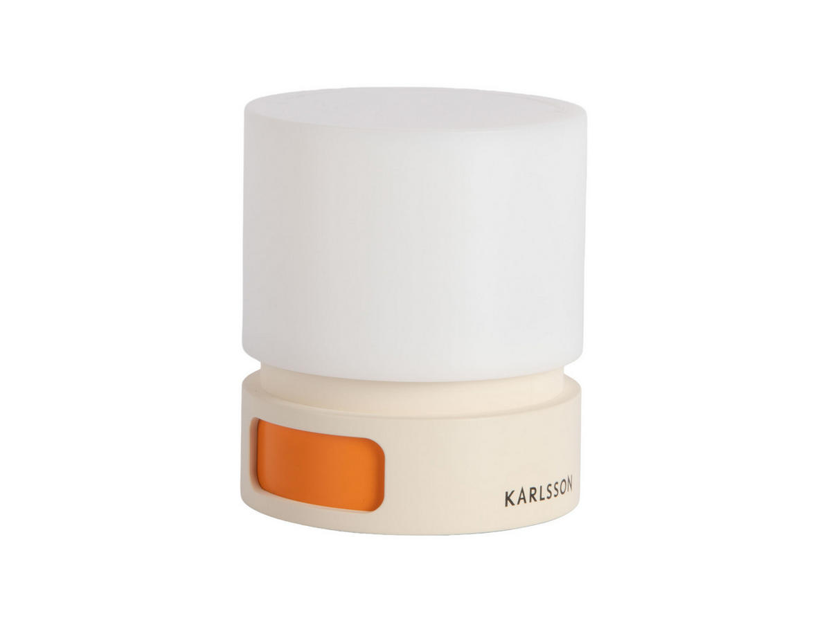 WECKER Pillar Light LED - Creme - 9,6 cm - Creme, Kunststoff (8.2/9/8.2cm) - Karlsson