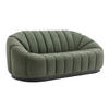 SOFA 3-Sitzer, Grün - Grün, Textil (96/83/215cm) - Oviala