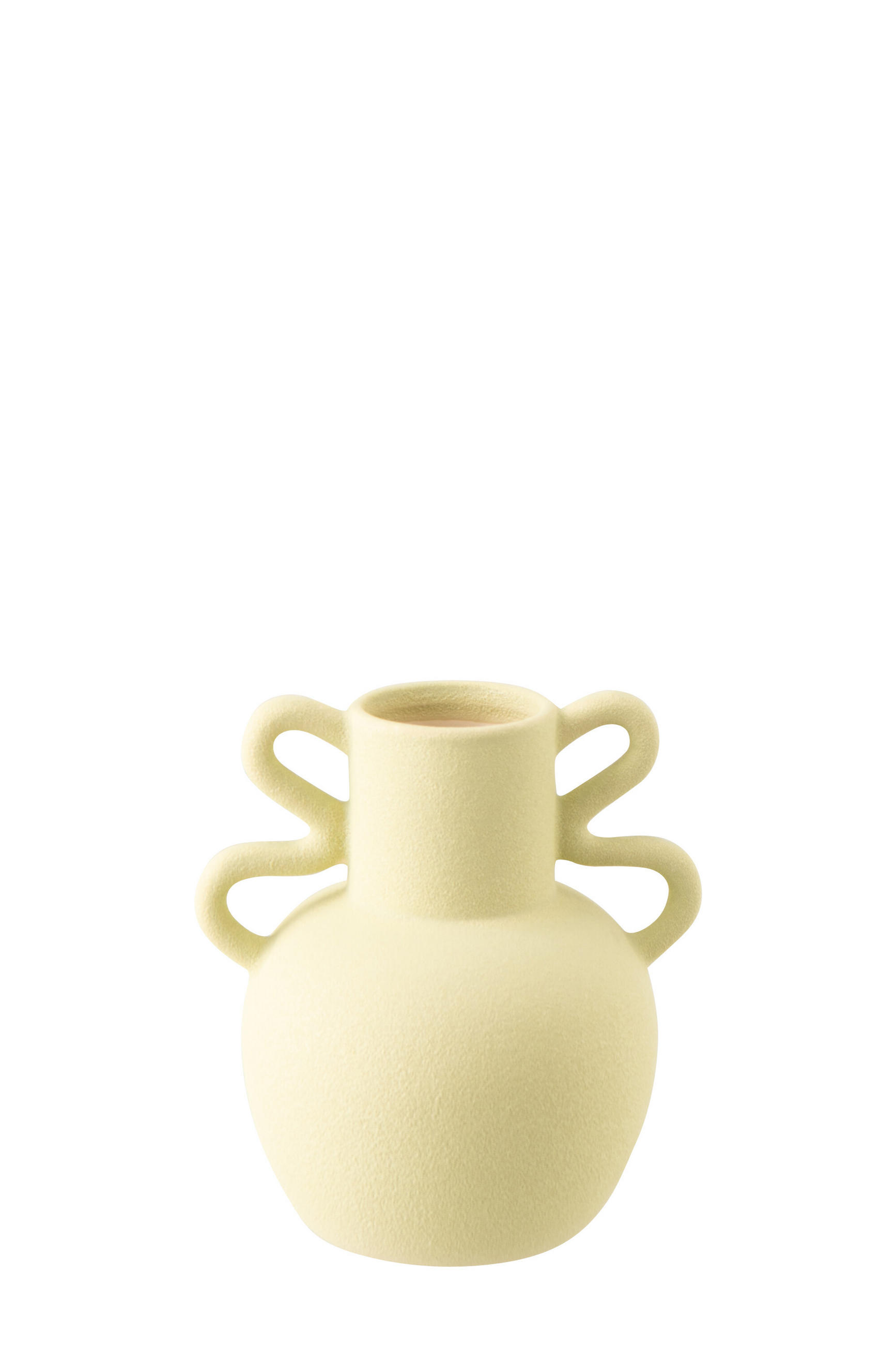 VASE GRIFFE Grün - Grün, Keramik (21cm) - J-Line