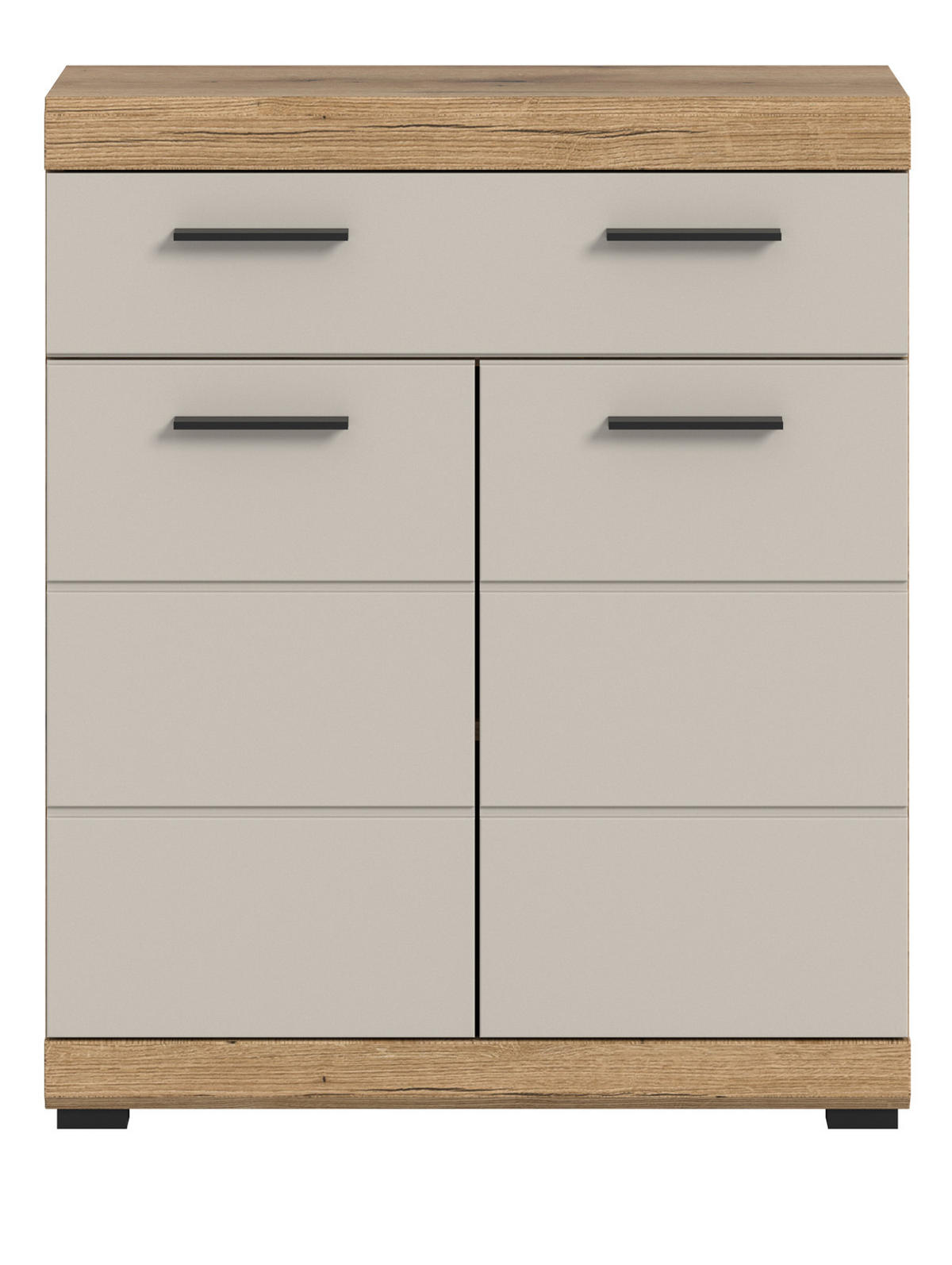 BADKOMMODE Sand Kashmir, Evoke Eiche, Badschrank mit viel Stauraum - Kaschmir/Eichefarben, Holzwerkstoff/Kunststoff (74/88/31cm) - Inn.Furn
