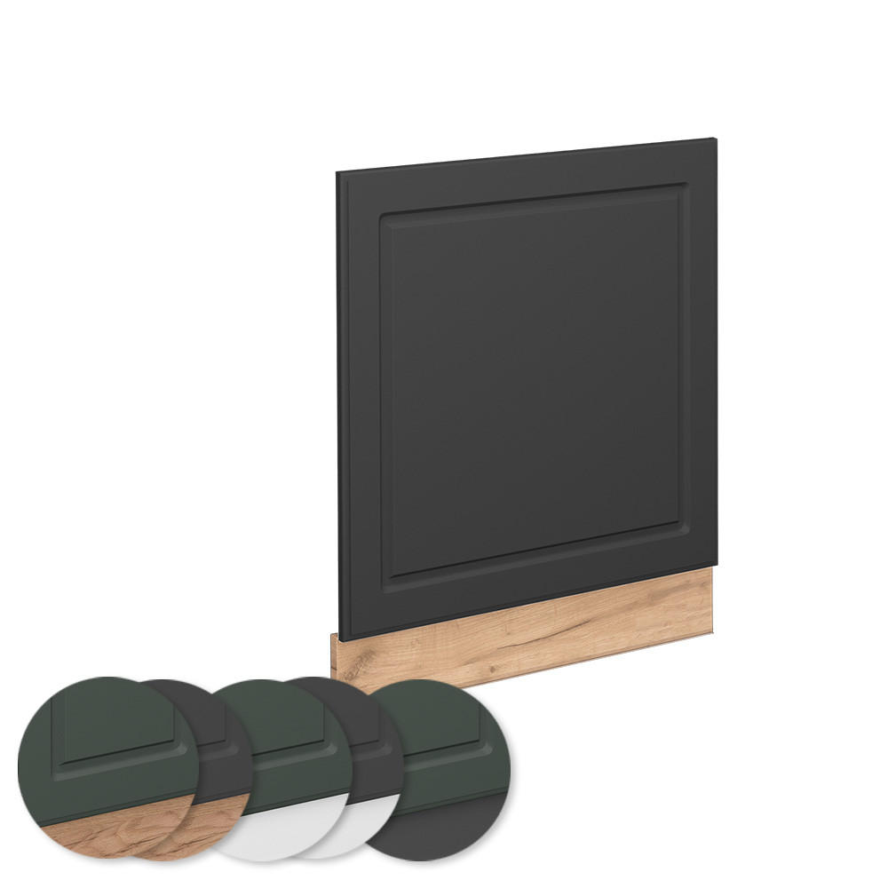FRONTBLENDE Fame-Line Anthrazit-Gold 60 cm ohne AP - Honigeiche/Anthrazit, Holzwerkstoff (60/67.4/1.6cm) - Vicco