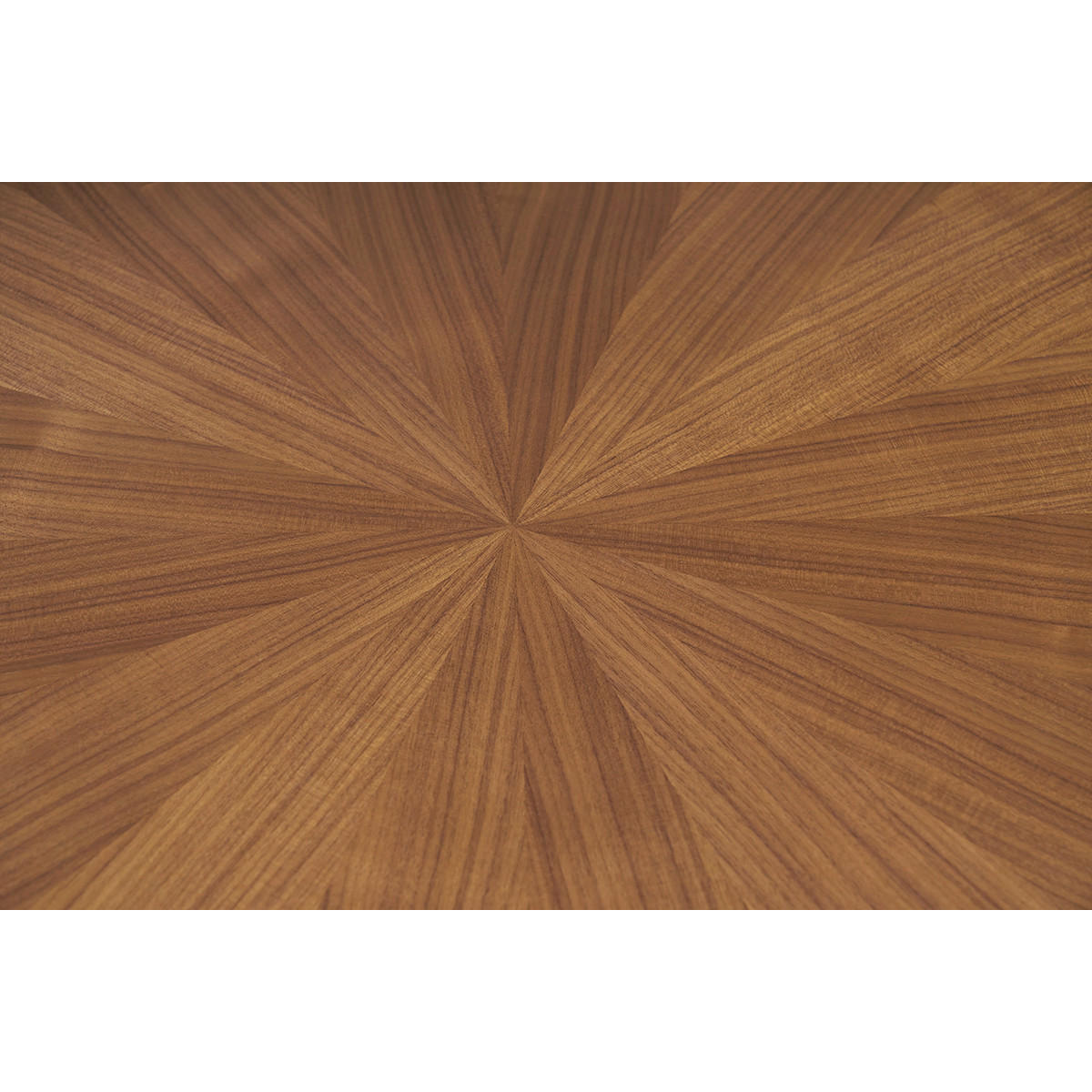 ESSTISCH Design Rund Nussbaum D120 cm DIELLI - Walnussfarben, Holz (120/120/75cm) - Miliboo