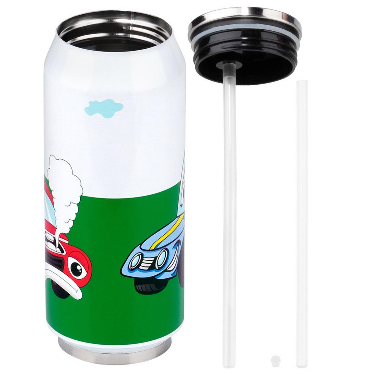 THERMOBECHER Dose Auto 400 ml Mehrfarbig - Multicolor, Metall (0.4L) - Orion 