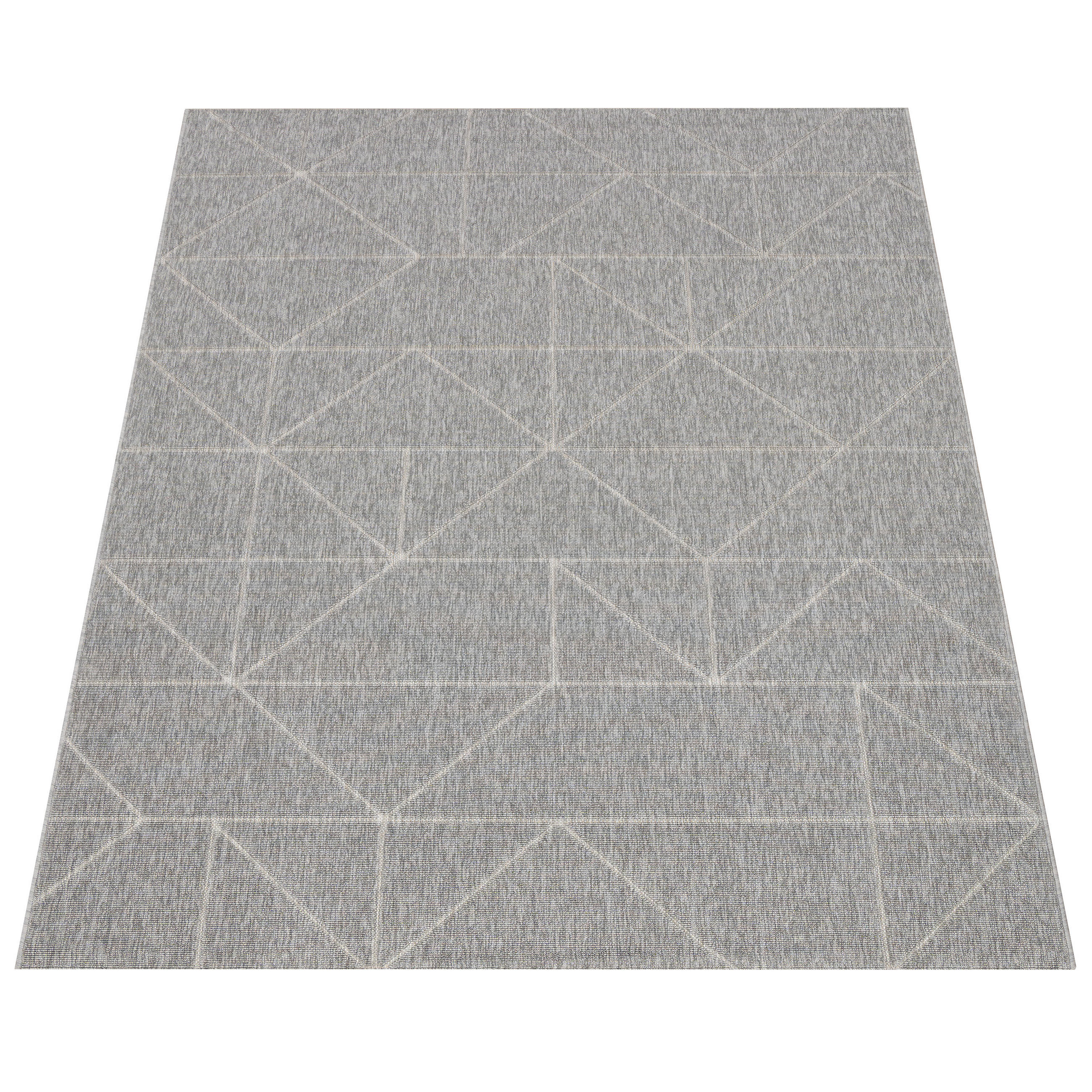 OUTDOORTEPPICH 120/170 cm Brugge 226 - Grau, Textil (120/170cm) - Paco Home