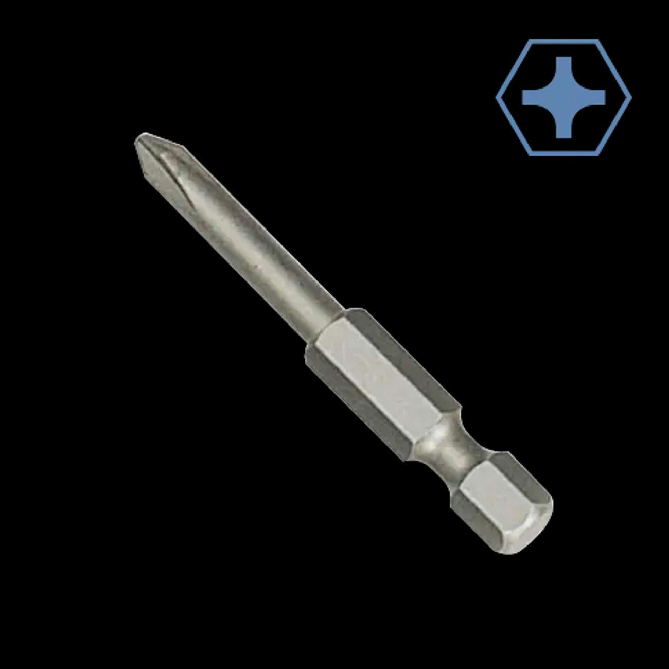 BIT-SET PH1, 150mm Lang, S2 Stahl, 1/4 Zoll - Silberfarben, Metall (15/1/1cm) - BONI-SHOP
