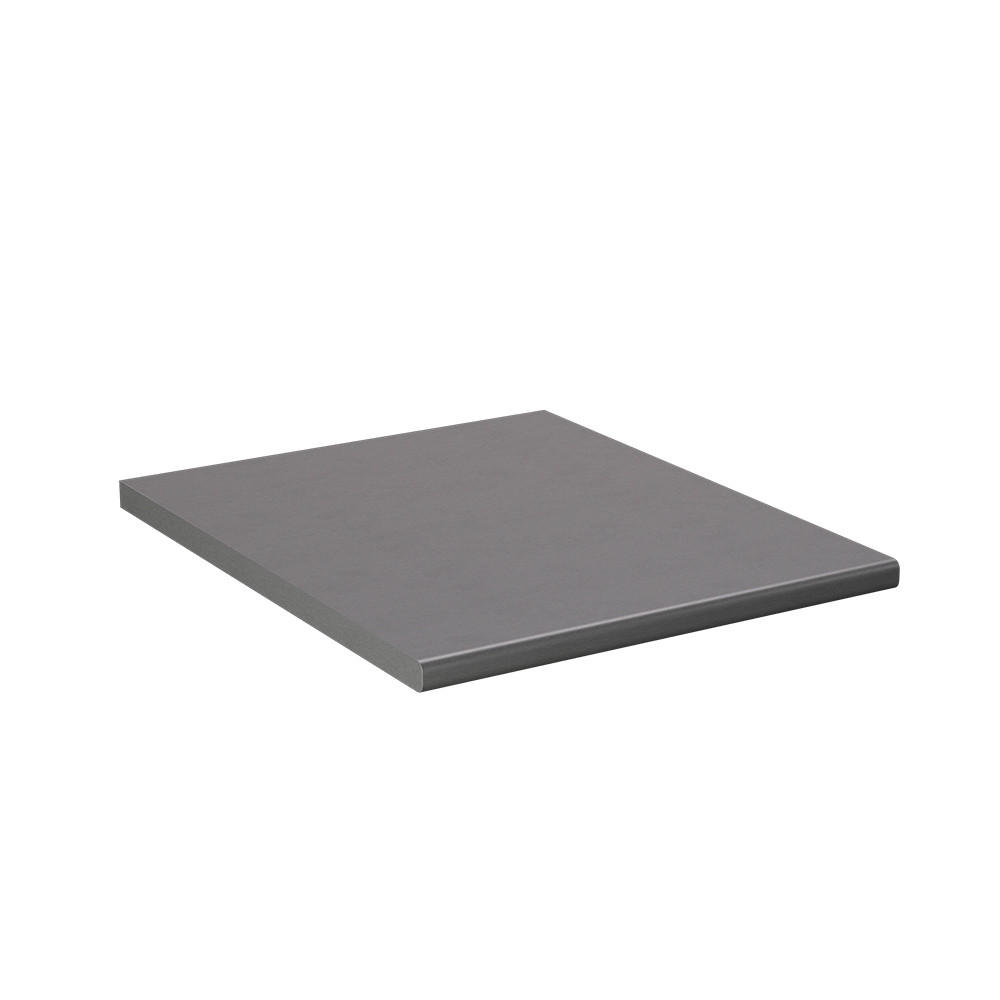 KÜCHENARBEITSPLATTE R-Line, Platin, 50 cm - Platinfarben, Holzwerkstoff (50/2.8/60cm) - Vicco
