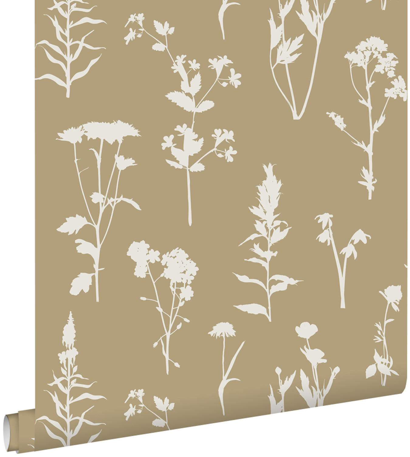 TAPETE Feldblumen 53 cm x 10.05 m - Beige, Papier (53/1000cm) - ESTAhome