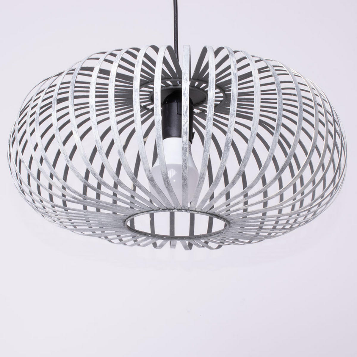 LED HÄNGELEUCHTE Johann Silber - Silberfarben, Metall (40/11.2/150cm)