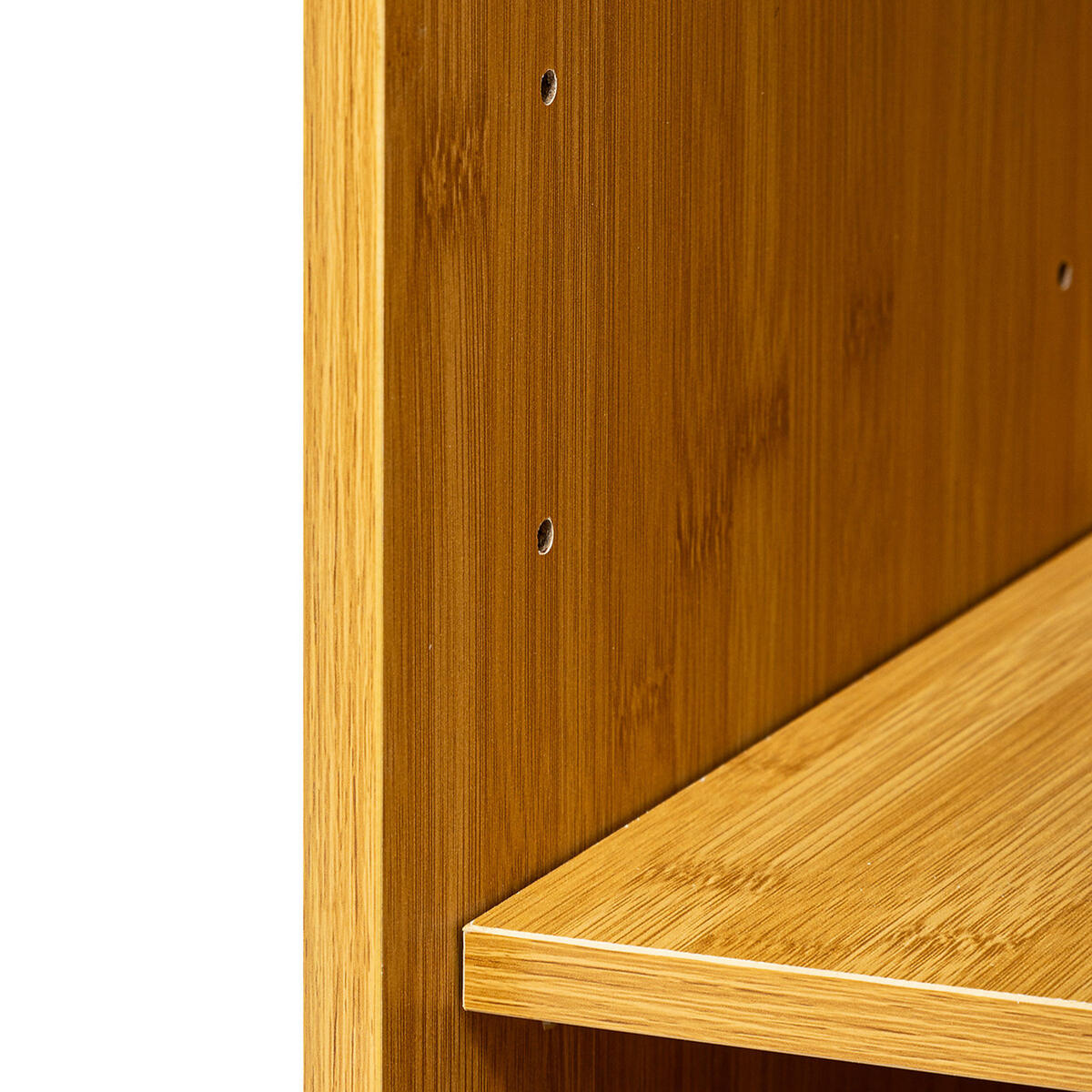 BADEZIMMERSCHRANK Bambus Sicela 30/19/120 cm - Braun, Naturmaterialen (19/120/30cm) - 5five Simply Smart