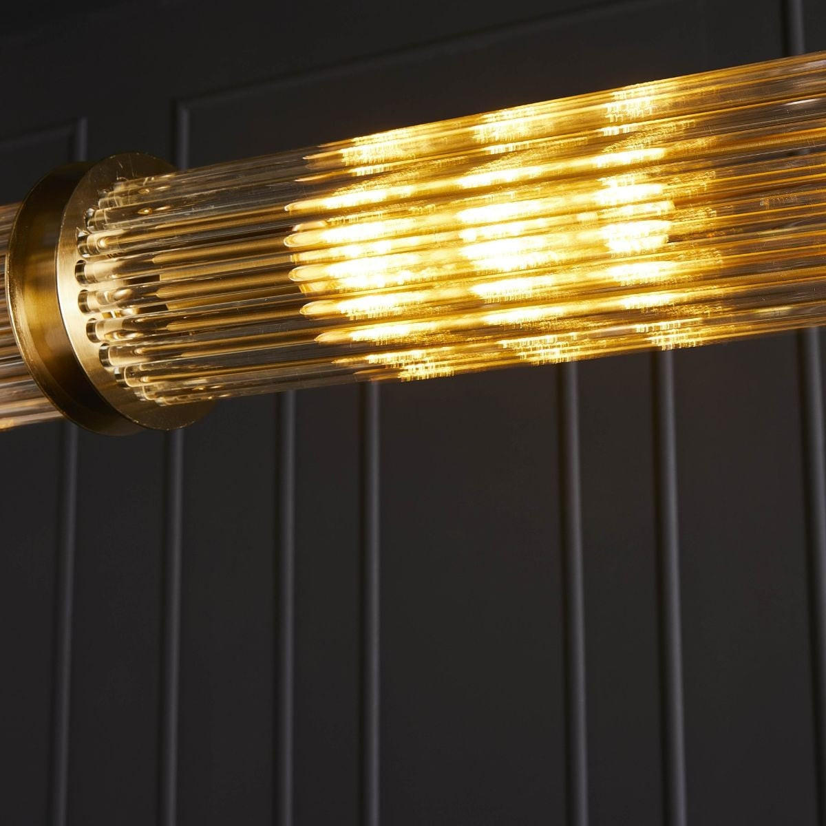 DOPPELGLAS Metall Messing Rohraufhängung - Goldfarben, Metall (20/120/120cm) - Signature
