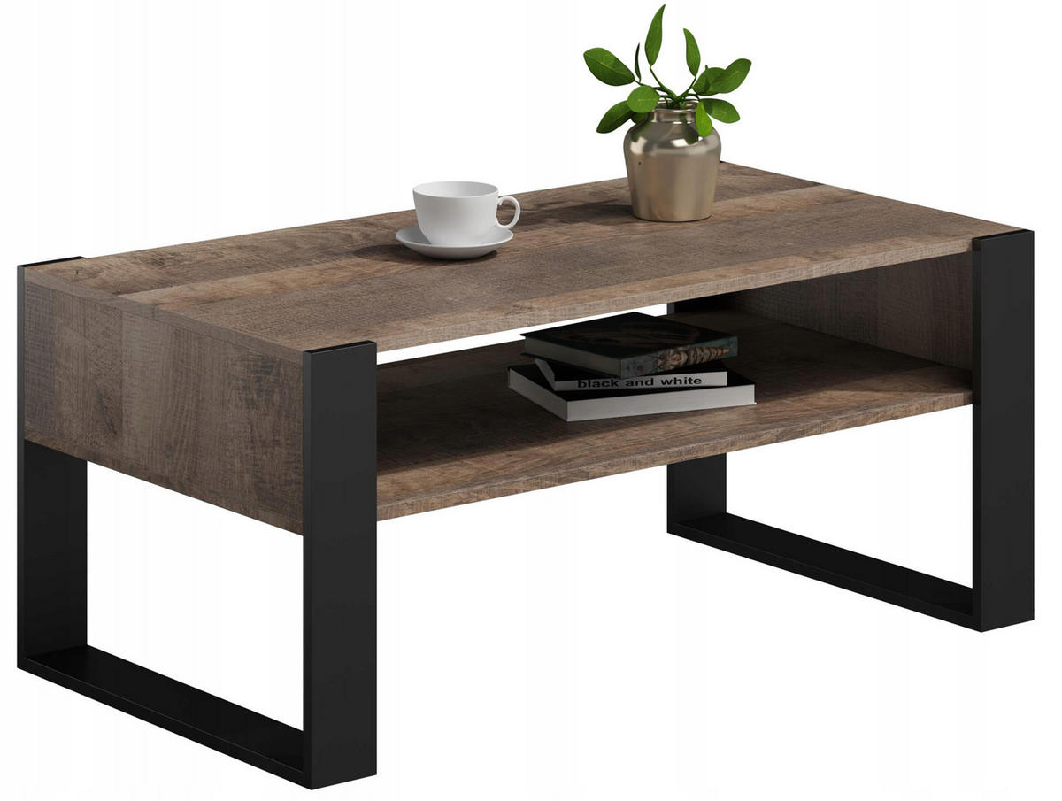 COUCHTISCH KAJA Grange Eiche 120/63,6/50 cm - Eichefarben, Holzwerkstoff (63.6/120/50cm) - Matkam Möbel