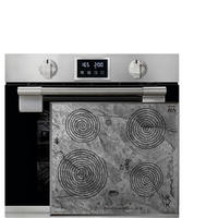 EINBAU-ELEKTRO-BACKOFEN 60 cm EH 6337 + KCT 6705 FI Ära Induktionsfeld 60 cm - Silberfarben, Metall (59.4/59.4/55.6cm) - Kaiser Küchengeräte