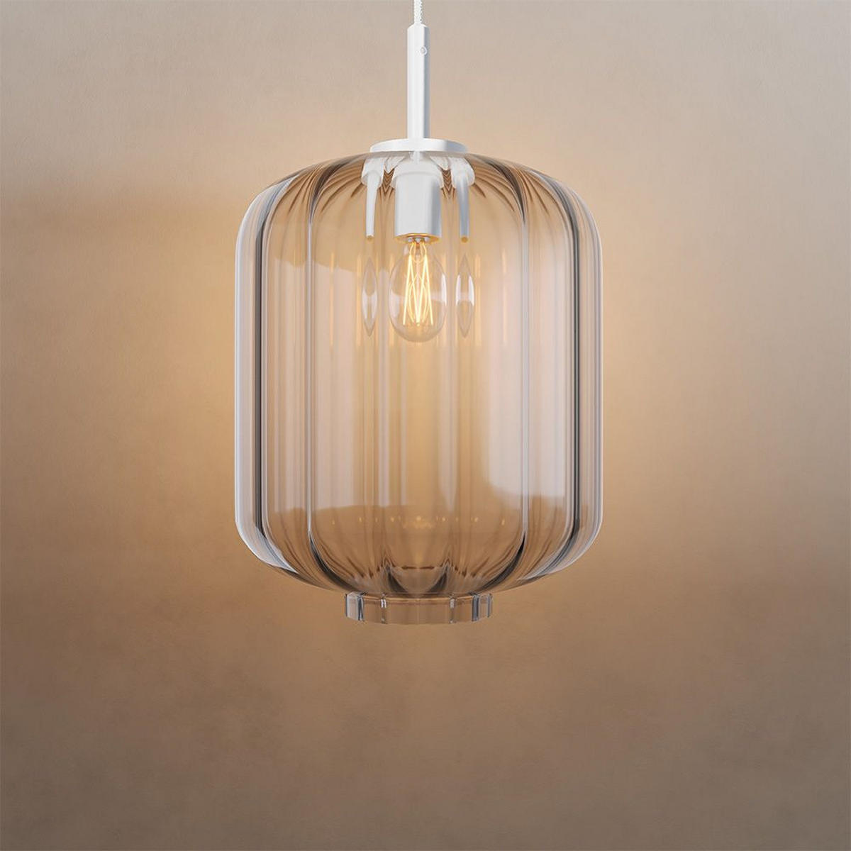 GALERIELEUCHTE Velo Klar Ø 25cm - Klar, Glas (25/25/27cm) - s.luce