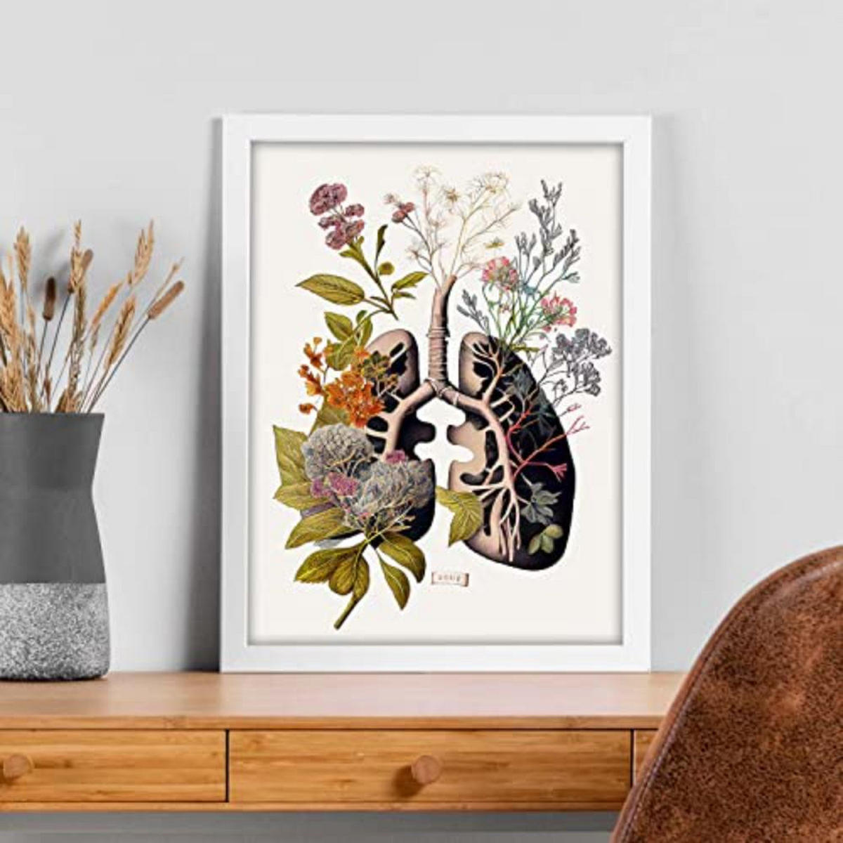 POSTER Set Mit 4 Anatomie Bronchien A3 Rahmenlos - Klar, Papier (29.7/3cm) - Nacnic