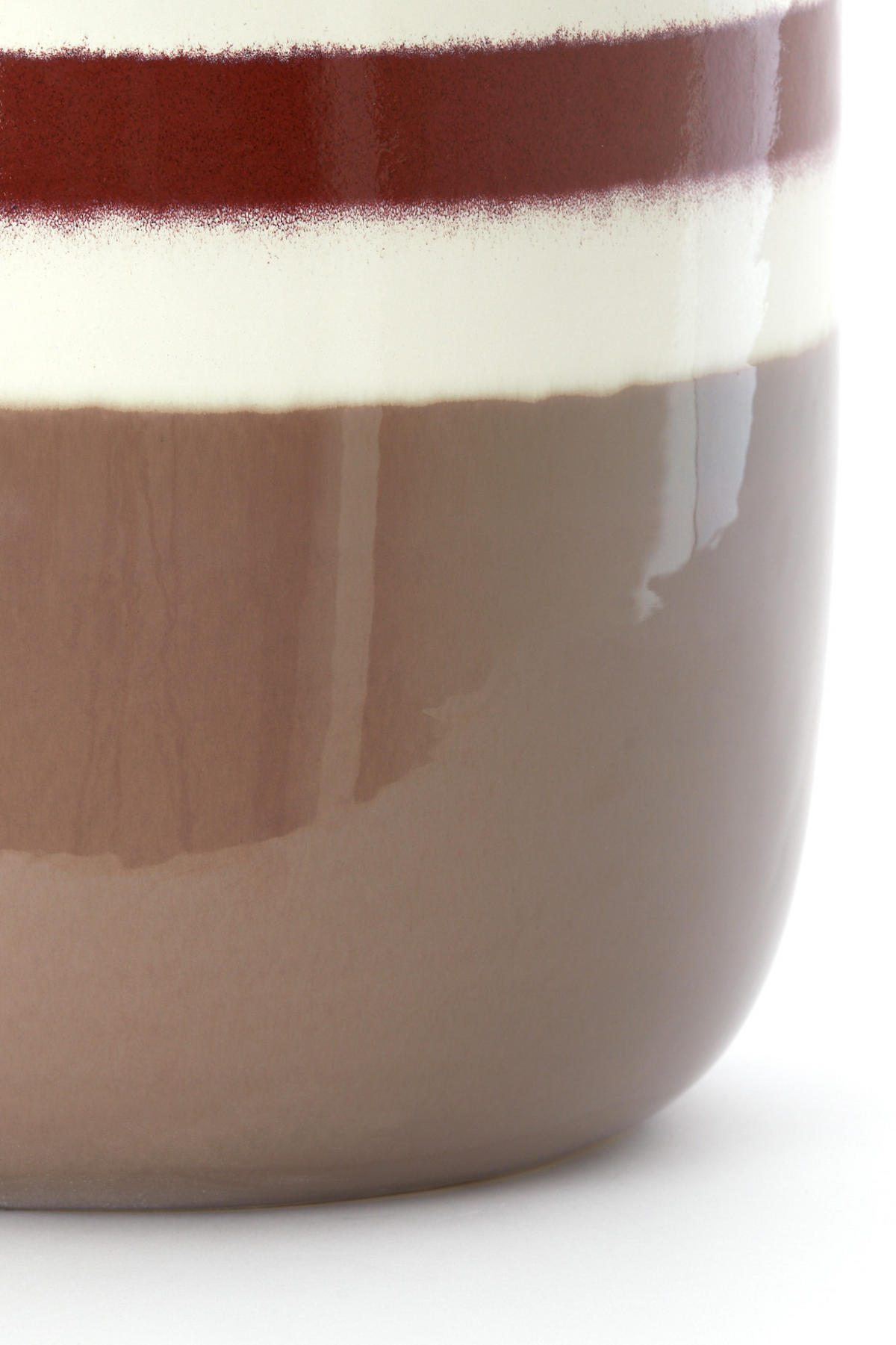 BEISTELLTISCH Franca Orange Ø34/46,5 cm - Orange, Keramik (34/34/46.5cm) - Light & Living