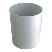 PAPIERKORB Aus Kunststoff 20 Liter 34x28,3 cm Grau - Grau, Metall (24/30/24cm) - PROREGAL