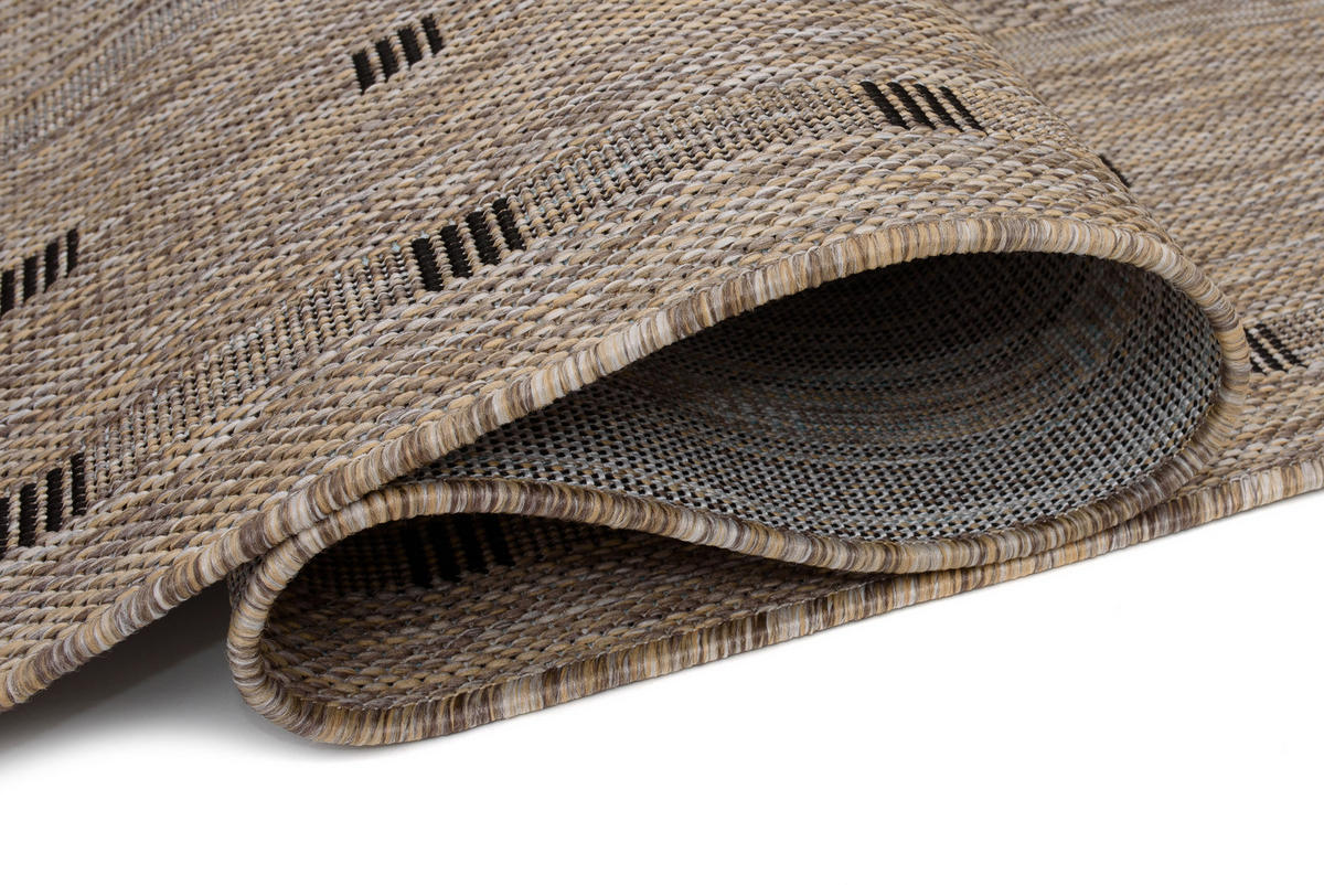 TEPPICH MELISSA Braun 140/200 cm - Braun, Kunststoff (140/200cm) - Tapiso