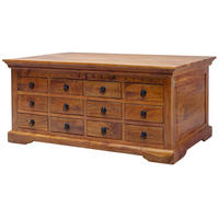 COUCHTISCH Akazie 120x70x54 honig lackiert OXFORD #0322 - Braun, Holz (120/70/54cm) - Massivmoebel24