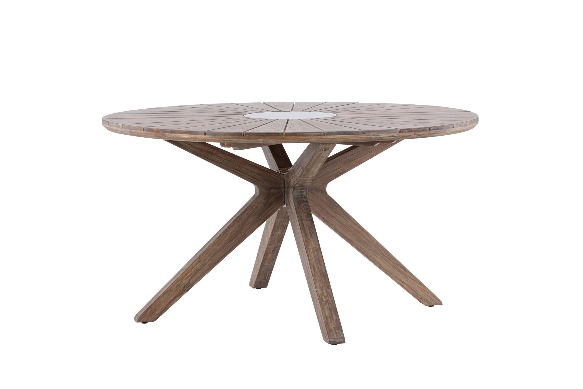 GARTENESSTISCH ROSARIO Braun 140x140x75 cm - Braun, Holz (140/140/75cm) - FURNLUX