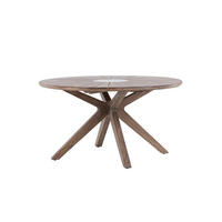 GARTENESSTISCH ROSARIO Braun 140x140x75 cm - Braun, Holz (140/140/75cm) - FURNLUX