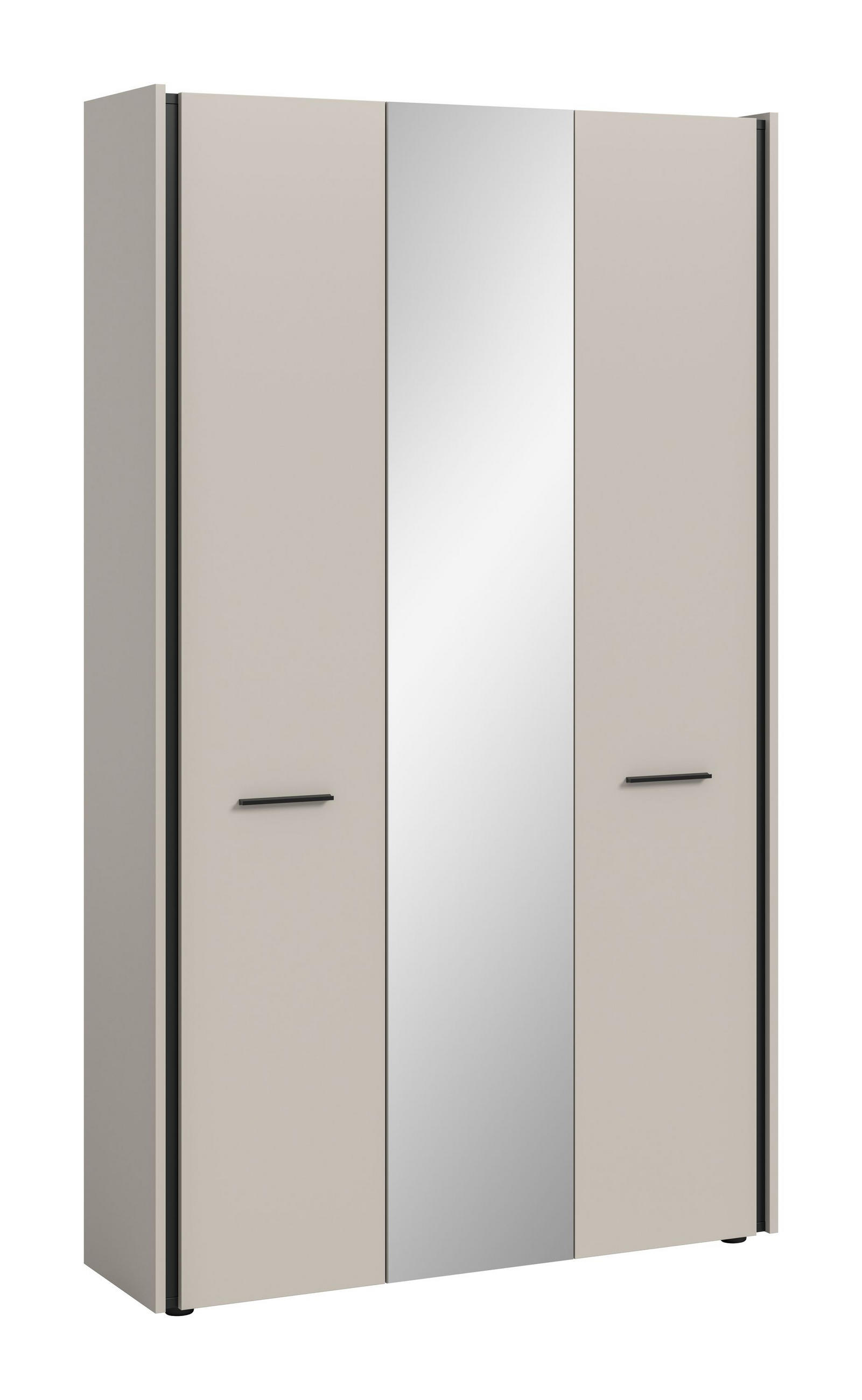GARDEROBENSCHRANK EMIL (B/H/T: ca. 107/190/37 cm) in Kaschmir/Kaschmir - Kaschmir, Holzwerkstoff (107/190/37cm)
