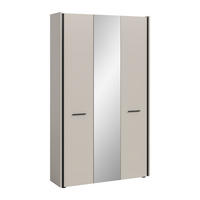 GARDEROBENSCHRANK EMIL (B/H/T: ca. 107/190/37 cm) in Kaschmir/Kaschmir - Kaschmir, Holzwerkstoff (107/190/37cm)